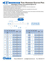 thru-hardened ejector pins - straight