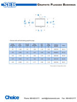 graphite plugged bushings