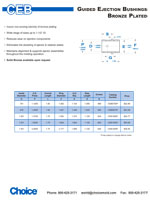 guided ejection bushings