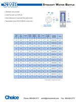 water baffles - straight